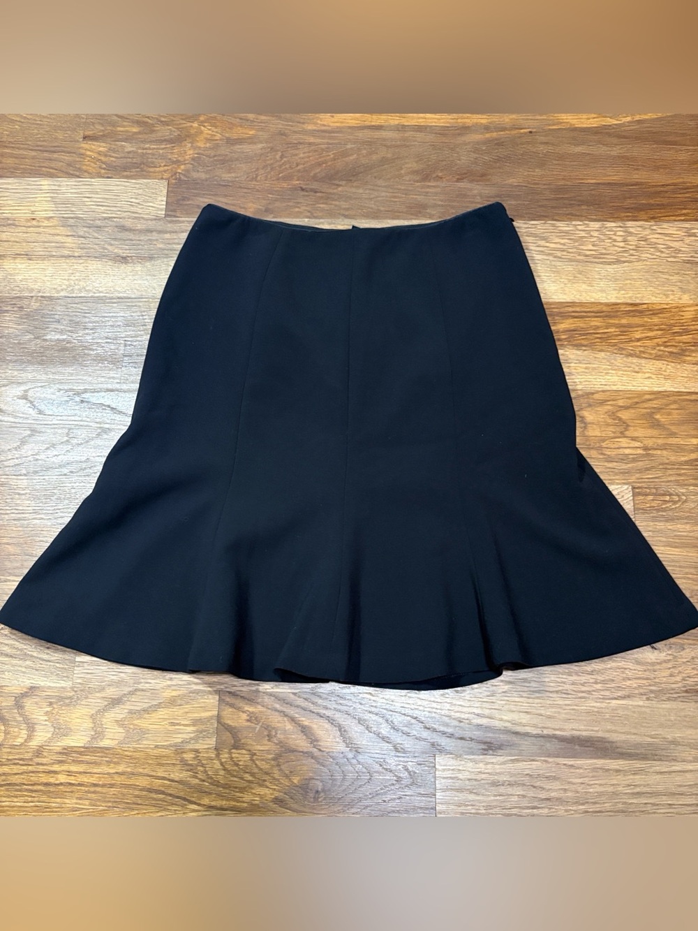White House Black Market Black Flirty Skirt